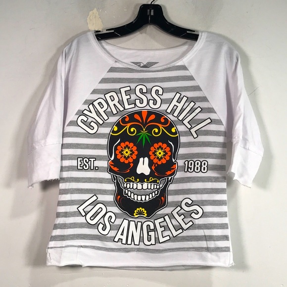 Control Industry Cypress Hill Day of the Dead Raglan Tee, Women's Size S - Multi - Picture 2 of 10
